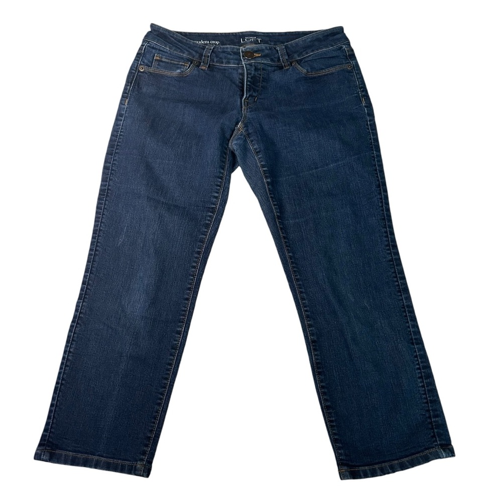 LOFT 27/4 Modern Crop Denim Jeans